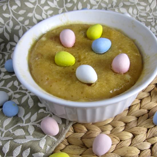 Peanut Butter Mini Egg Mug Cake