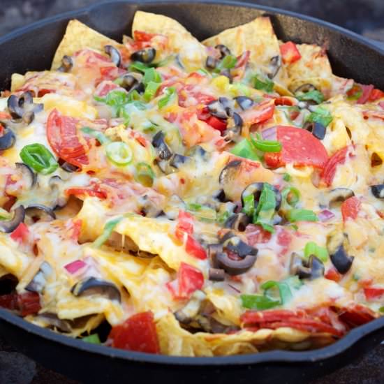 Campfire Pizza Nachos