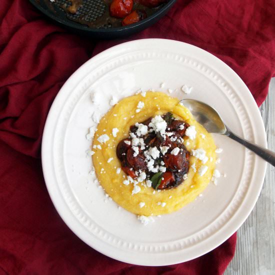 Sauteed Tomatoes Polenta