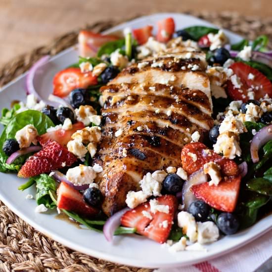 Chicken & Strawberry Salad