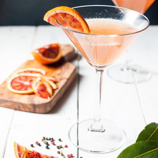 Blood Orange Gin Martini