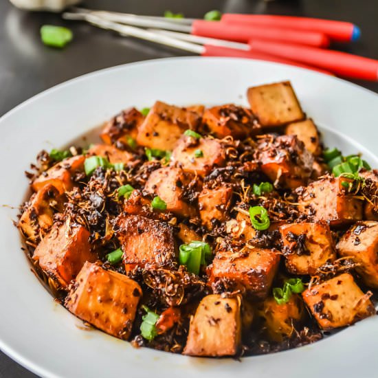Spicy Garlic Tofu