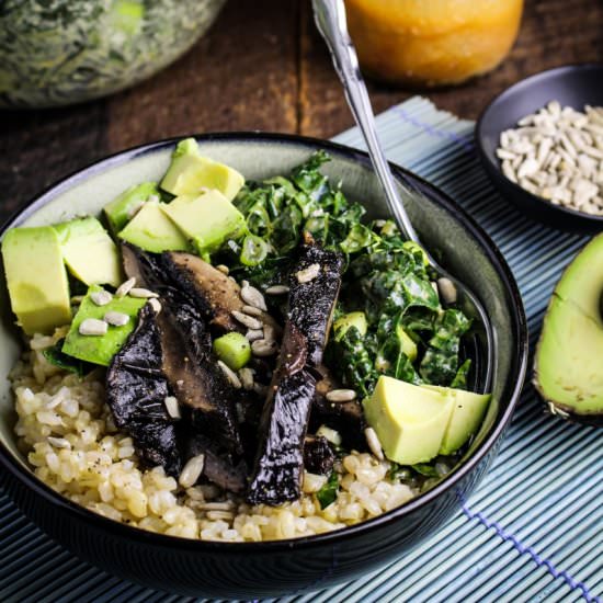 Roasted Portobello Bowl