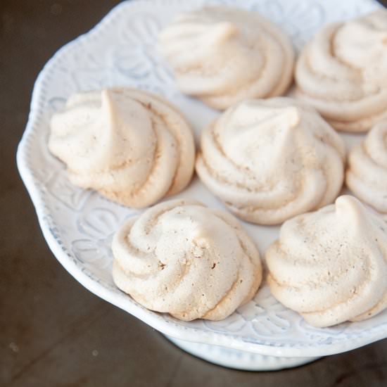 Coffee Meringue Cookies
