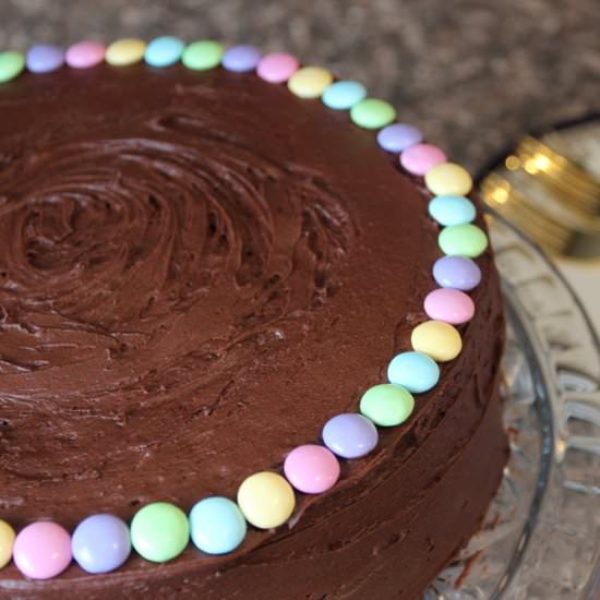 Chocolate Cake with M&M’s