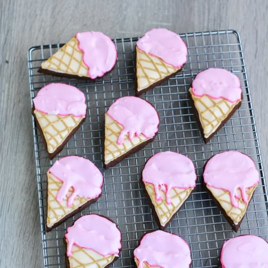 Ice Cream Cone Cookies