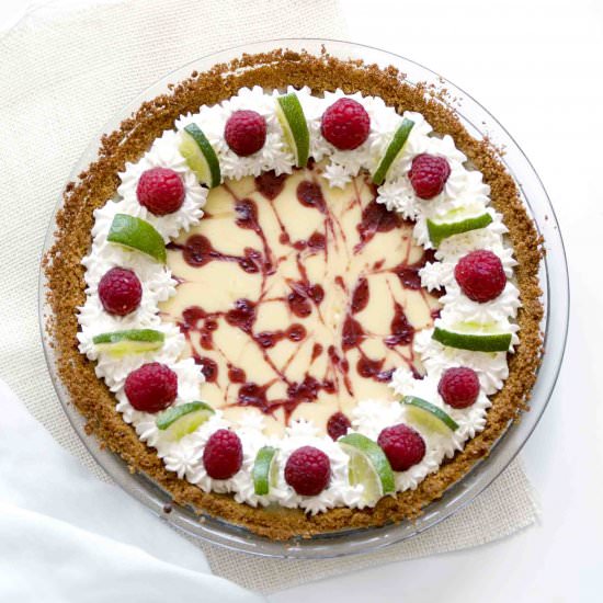 Raspberry Lime Pie