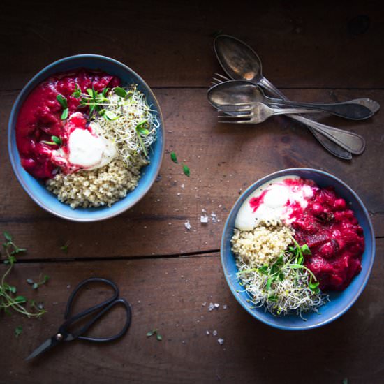 Fragrant Beetroot & Quinoa Bowl
