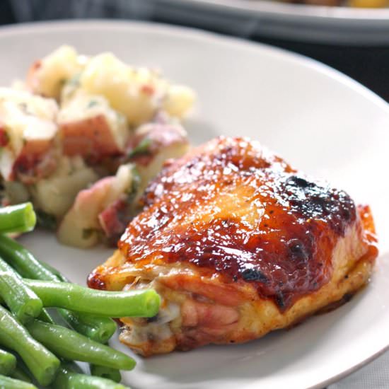 Crispy Oven Baked BBQ Chicken