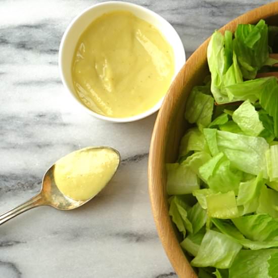 Homemade caesar dressing