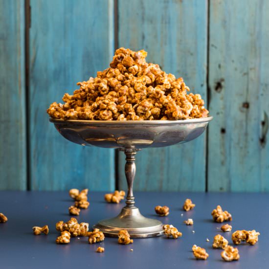 Spicy Salted Caramel Popcorn