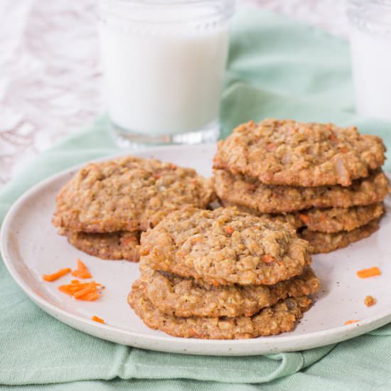 Candied Ginger and Carrot Cookies