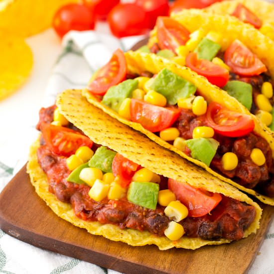 15 Minute Simple Vegan Tacos