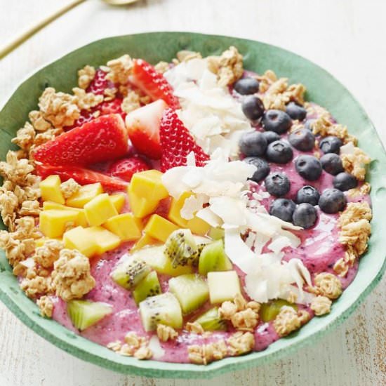 Mixed Berry Smoothie Bowls