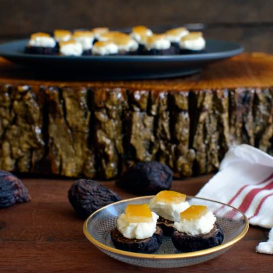 Fig & Chevre with Candied Lemon