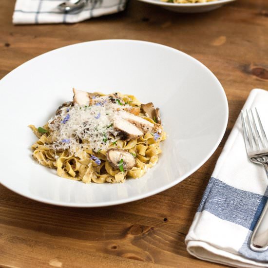 Chicken Marsala with Fettuccine