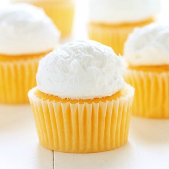 Orange Creamsicle Cupcakes