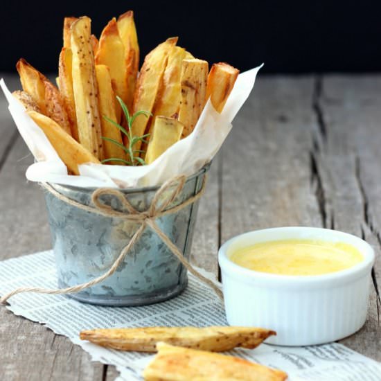 Rosemary Wedges & Garlic Aioli