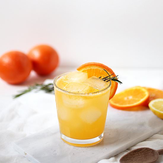 Tangerine Rosemary Mocktail