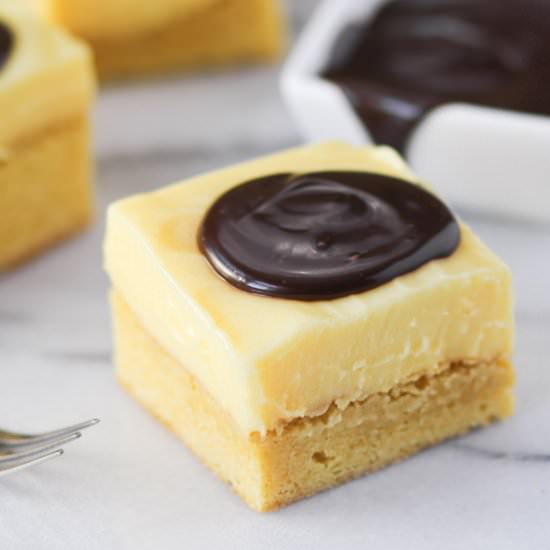 Boston Cream Pie Bars