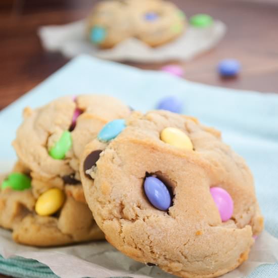 Easter M&M Chocolate Chip Cookies