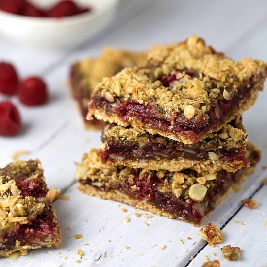 Raspberry Breakfast Bars
