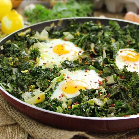 Lemon Kale Bake