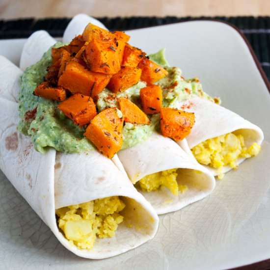 Flautas de coliflor