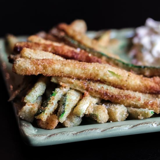 Deep Fried Zucchini Sticks