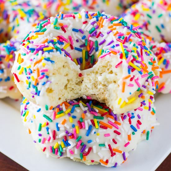 Baked Vanilla Donuts