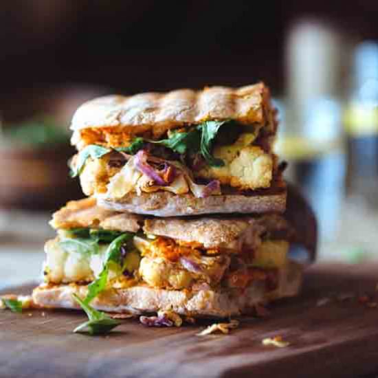 Cauliflower Steak Sandwiches