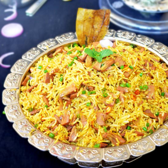 raw Jackfruit Pilaf
