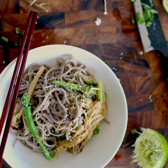 Cold Soba Noodle Bowl
