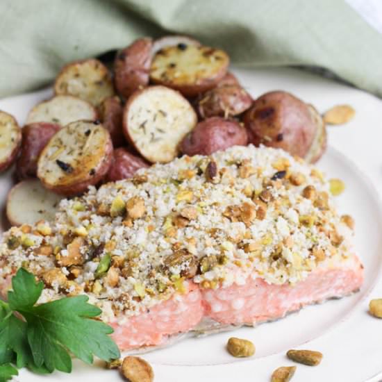 Pistachio Crusted Salmon