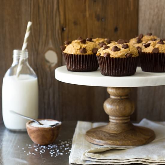 Peanut Butter Chocolate Chip Muffin