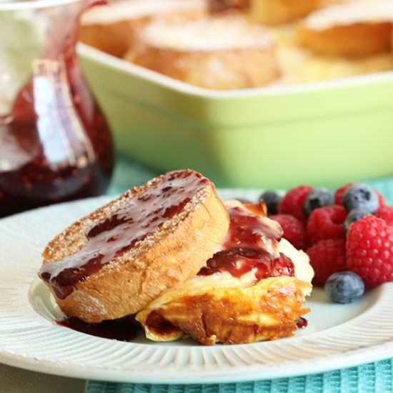 Monte Cristo Breakfast Casserole