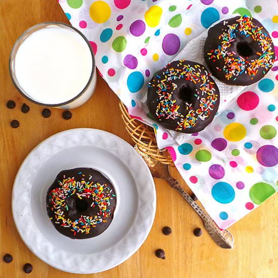 Vegan Mexican Chocolate Doughnuts