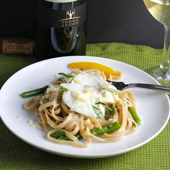 Linguine with Cod and Asparagus