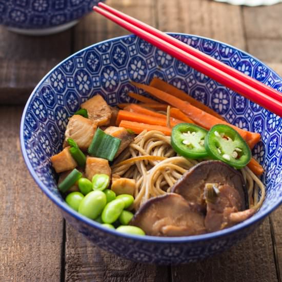 Mahi Soba Noodle Stir-Fry