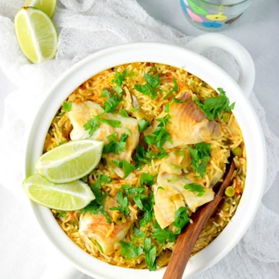One Pot Fish Paella