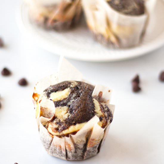 Chocolate Greek Yogurt Muffins