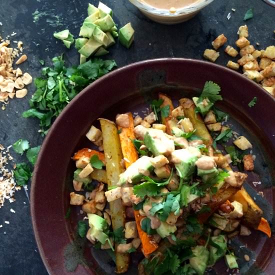 Thai Loaded Curried Potatoes