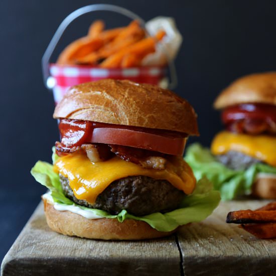 Umami BLT Cheeseburger