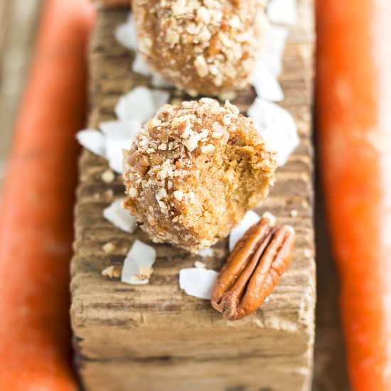 Carrot Cake Raw Balls