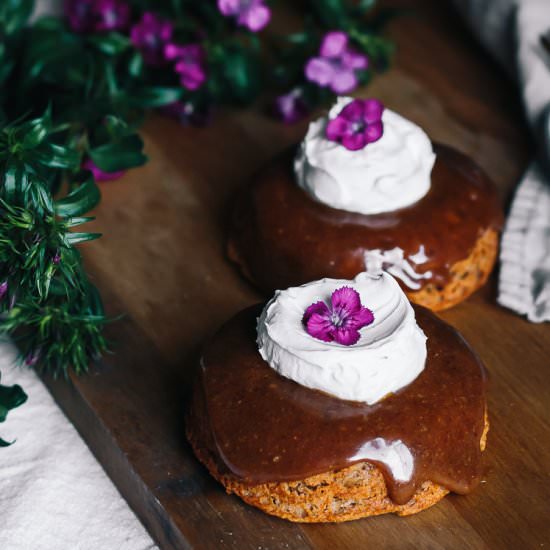 Banana bread donuts