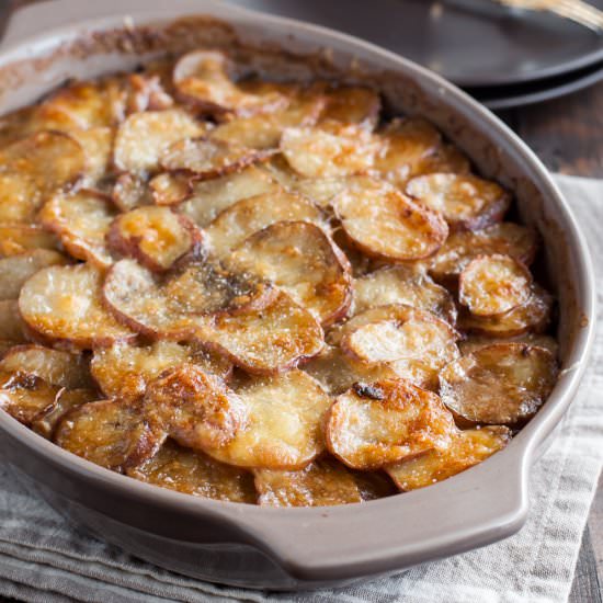 Mushroom Potato Gratin