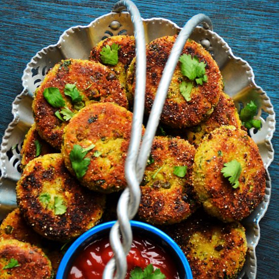 Sprouted Moong Cutlet