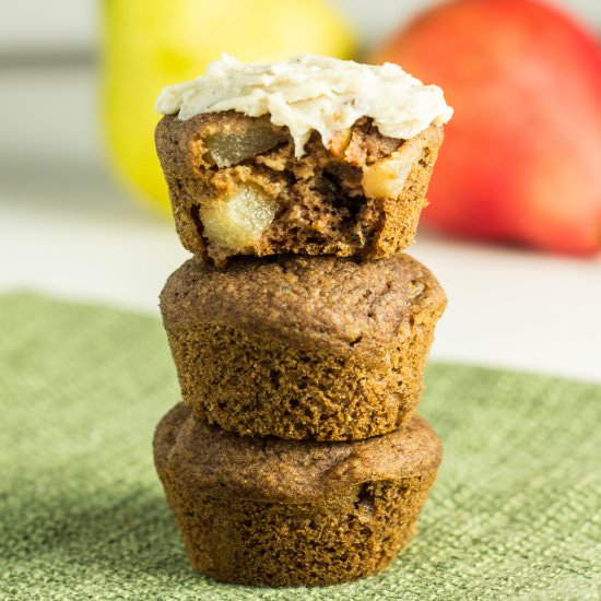 Cinnamon Pear Muffins