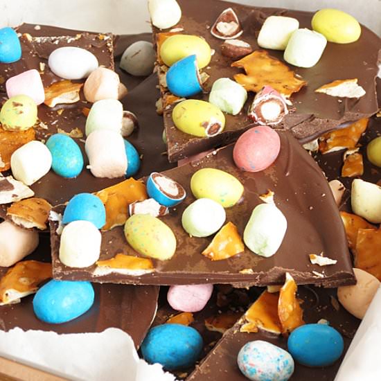 Spring Chocolate Bark
