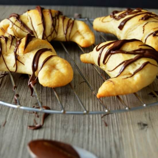 Chocolate Cheesecake Croissants